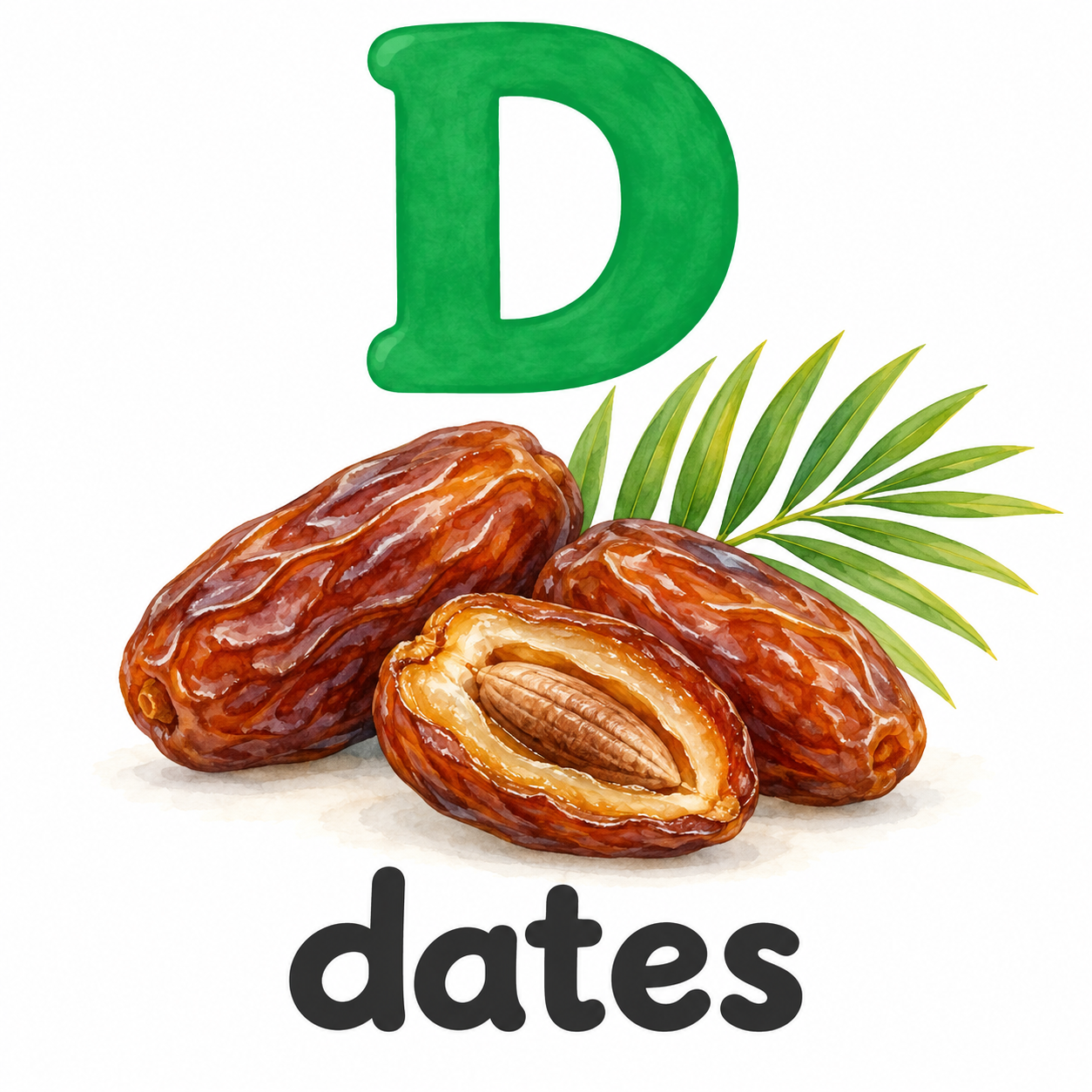 D – dates | حرف D والتمر